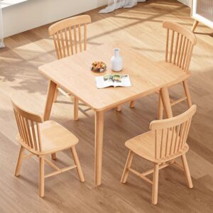 Solid wood dining table smallsquare table