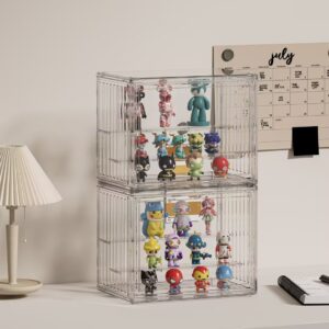 Modern transparent plastic toy storage box rectangular