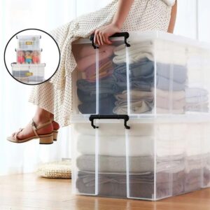 Plastic transparent PVC storage box
