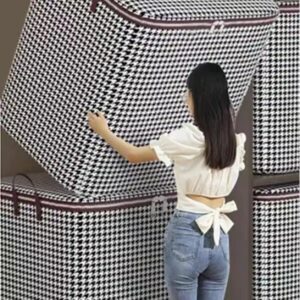 Large capacity foldable dustproof storage bag for household use