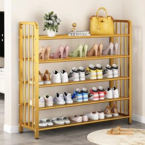 60cm metal shoe rack stable load-bearing multi-layer storage