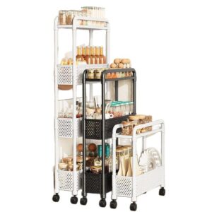 Multi layer storage rack with seams, household storage rack, kitchen